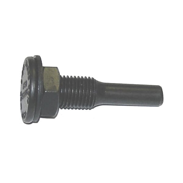 Weiler® 07727 Threaded Shaft Drive Arbor, 3/8 in Arbor Hole, 3/4 in L Shaft, For Use With 3 in Dia Brush